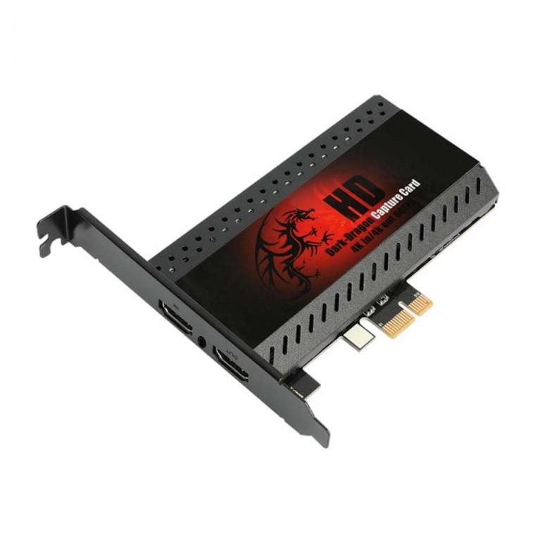 4K HDMI PCI-E x1 GEN2 캡쳐카드 고화질 영상 녹화 or 스트리밍 노트북 PC 컴퓨터 60HZ LP브라켓 별도제공
