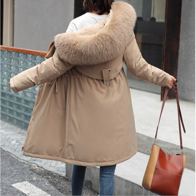여성롱패딩 보온성과 착용감 웜 퍼롱 패딩 사무실 출퇴근 아웃도어 현장근무복