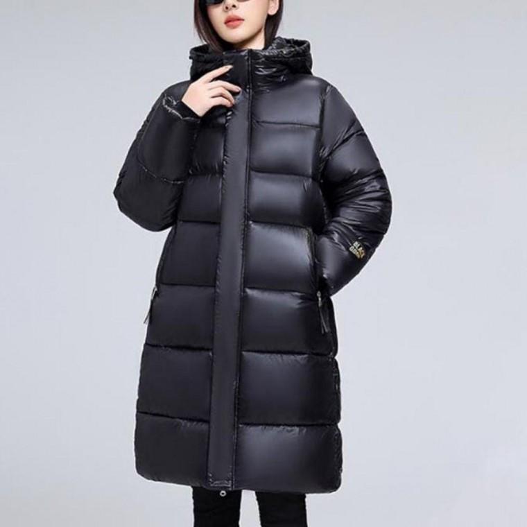 학생 베이직 롱패딩 데일리 겨울 캐주얼 블랙골드 디자인 패션 방한 아웃도어 여성