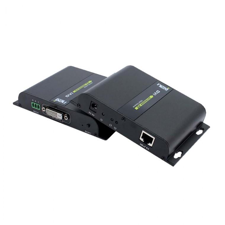 DVI 익스텐더 거리연장기 RJ45 고화질영상 최대 120M 전송지원 노트북 컴퓨터 데스크탑 PC 프로젝터