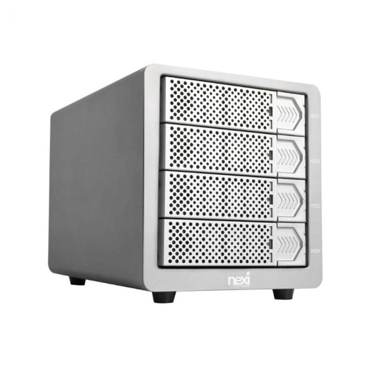 USB3.0 레이드 데이터 스토리지 4베이 전송속도 5GBPS 노트북 PC 컴퓨터 대용량 64TB 발열배출 쿨링팬