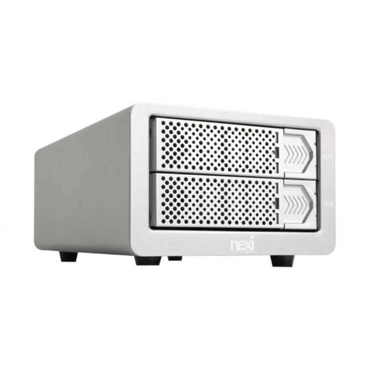 USB3.0 레이드 데이터 스토리지 2베이 전송속도 5GBPS 노트북 PC 컴퓨터 대용량 32TB 발열배출 쿨링팬