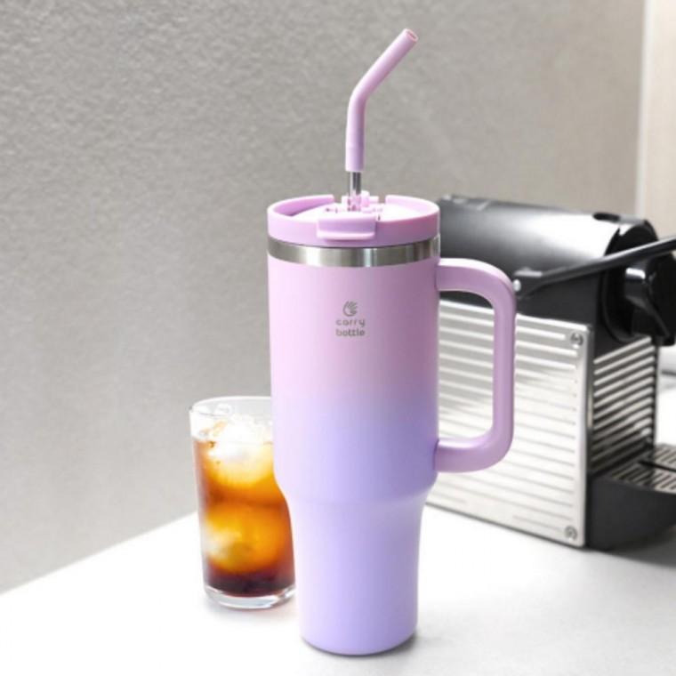 보온 보냉 대용량 아이스 손잡이 텀블러 1200ml