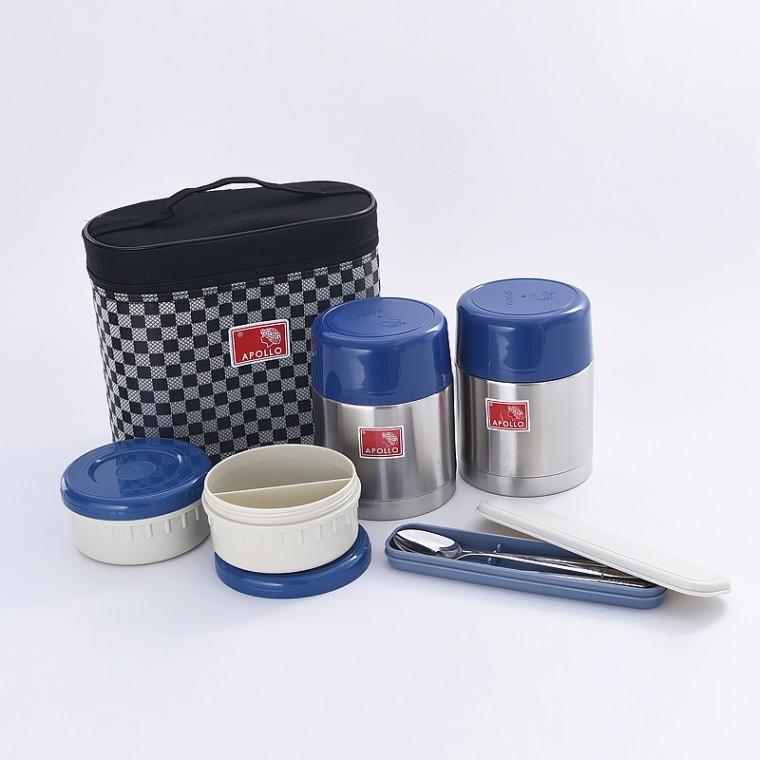 국산 트윈 보온도시락 1810ml 밀폐용기 찬합 찬통 도시락통