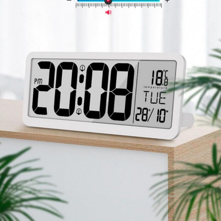 LCD 대형 무선 탁상 알람 벽걸이 전자 시계 개업 선물