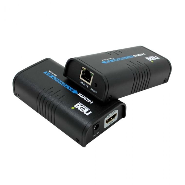 HDMI 익스텐더 장거리 최대 120M 연장 고화질영상 1080P전송 컴퓨터 PC 콘솔게임기 DVD플레이어