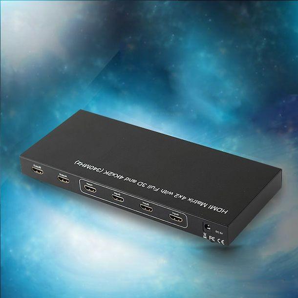 HDMI 선택기 4대2 4K x 2K 3D 공유기 영상분배기