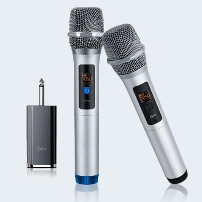 무선 UHF 더블 마이크 세트 마이크 2ea 수신기
