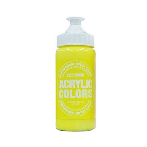 종이나라 비비드 아크릴물감 220ml 레몬옐로우