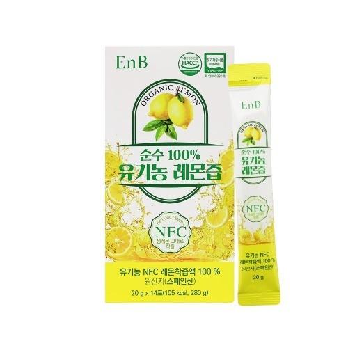 EnB - 순수 100% 유기농 레몬즙 20g x 14포