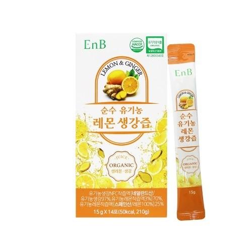 EnB - 순수 유기농 레몬생강즙 15g x 14포