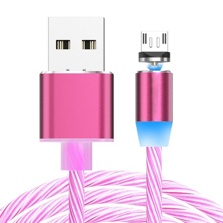 C TYPE 3 IN 1 LED 자석 고속충전 케이블 1M 멀티 5핀 핸드폰