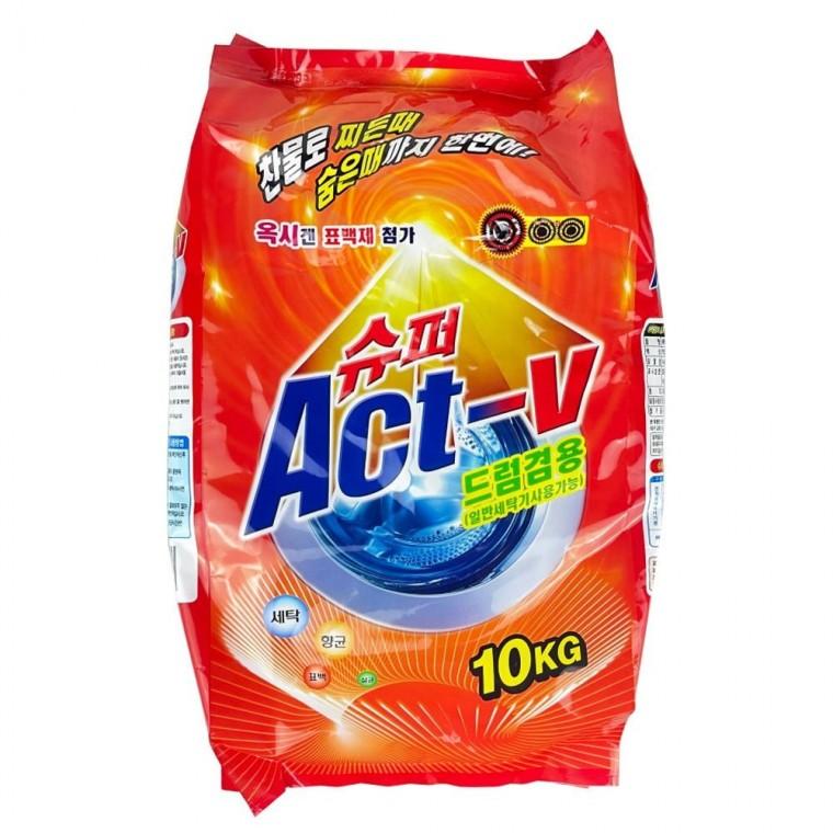 10kg 슈퍼액트 분말세제 일반드럼겸용세제