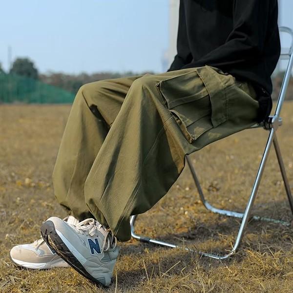 건빵바지 허리밴딩 조거팬츠 발목 끈조절 빅사이즈바지