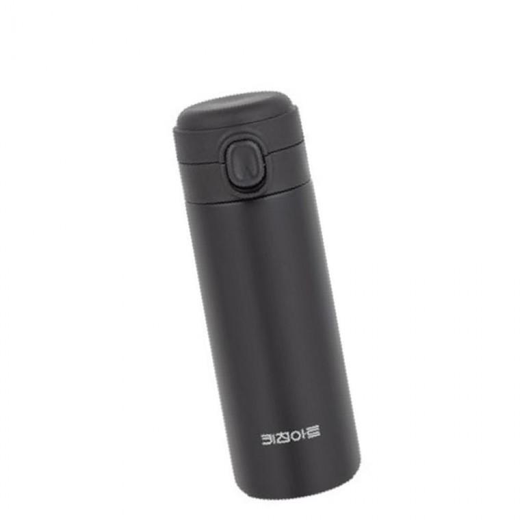 원터치 보틀 키친아트 블랙 스텐 텀블러 물병 400ml