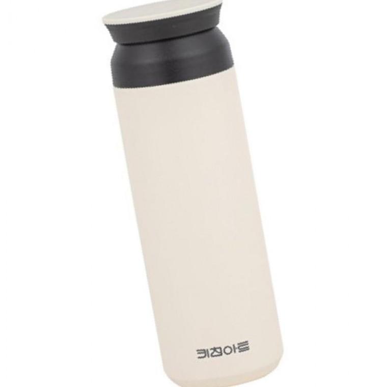 키친아트 스텐 480ml 화이트 물병 휴대용 텀블러 보틀
