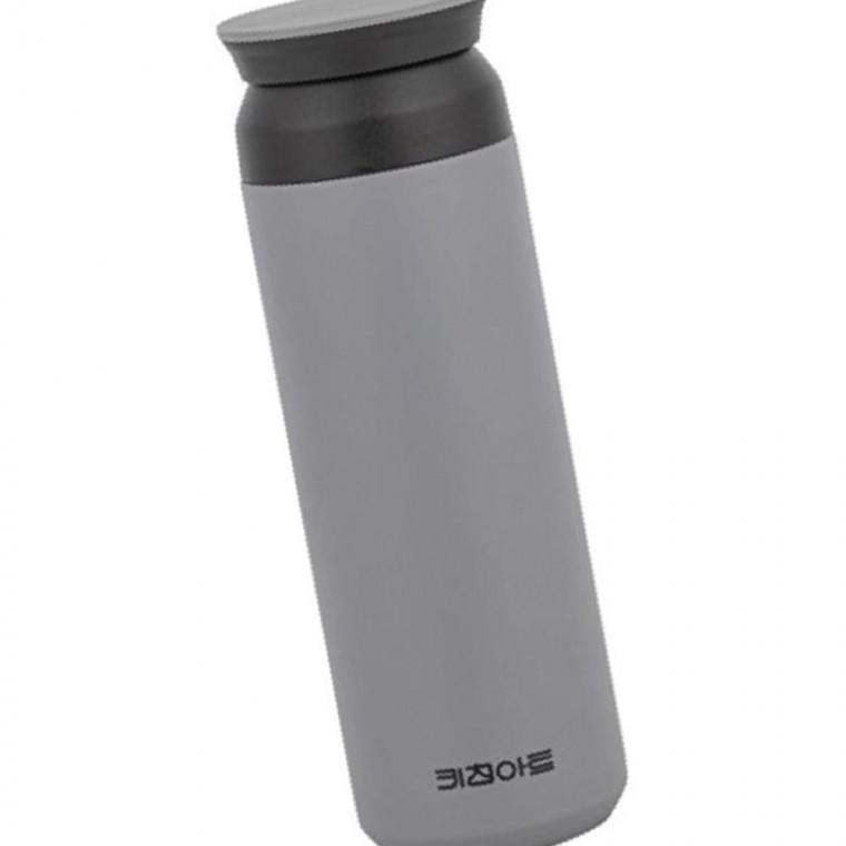 키친아트 스텐 보틀 휴대용 물병 480ml 실버 텀블러