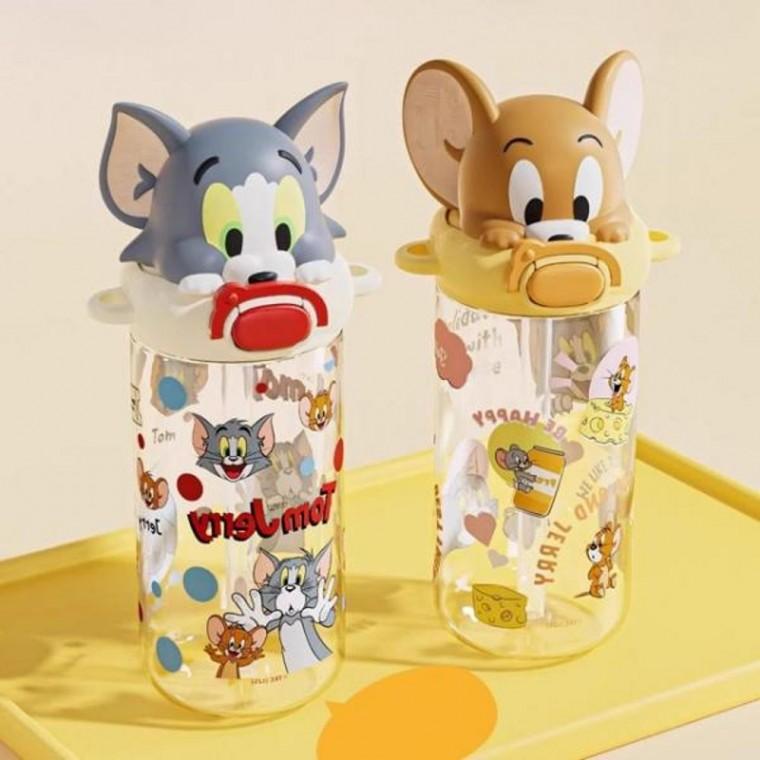 톰과 제리 3D 피규어 텀블러 보틀 물통 580ml