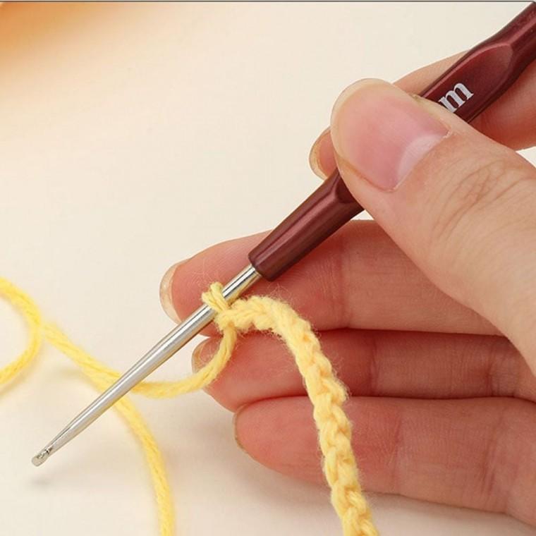 YJR 코바늘 뜨개질바늘 8p 손뜨개 DIY 대바늘 뜨개도구 핸드메이드 키트