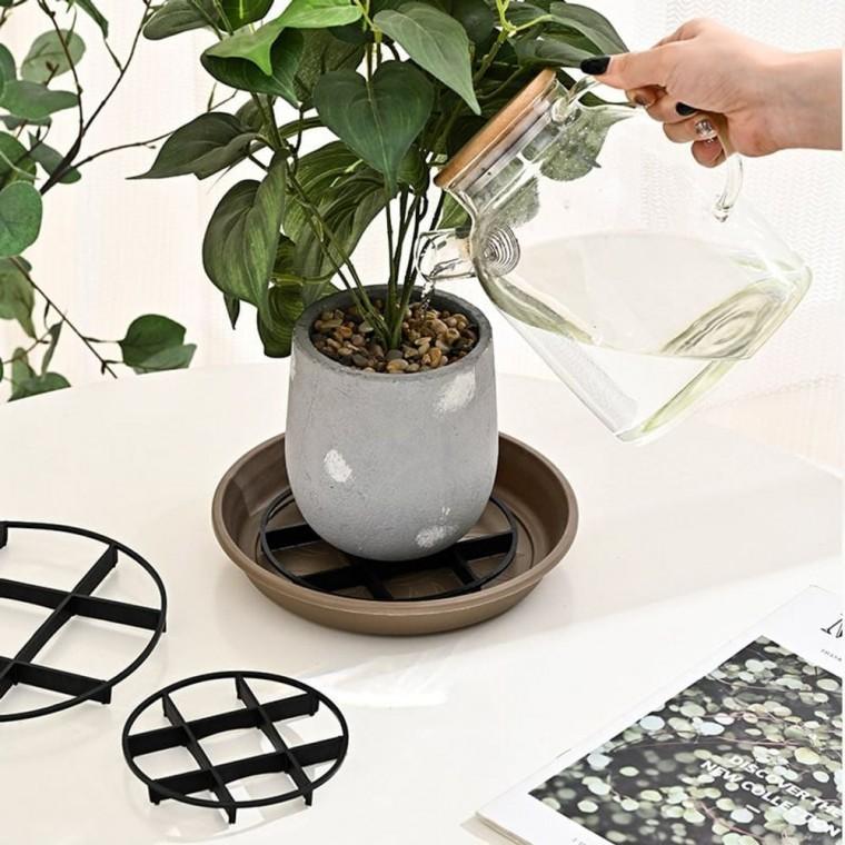 YJR  플랜테리어 화분 통풍 받침대 세트 과습방지 물받침 12cm 15cm