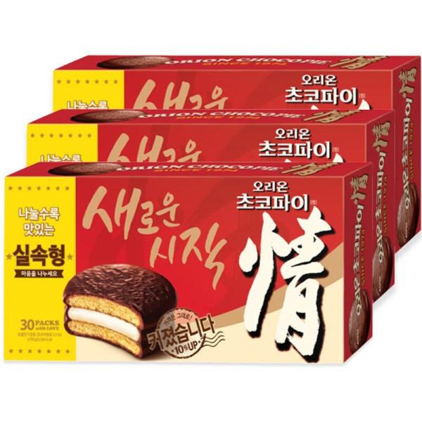오리온 초코파이 대용량 1170g 30개입 3팩