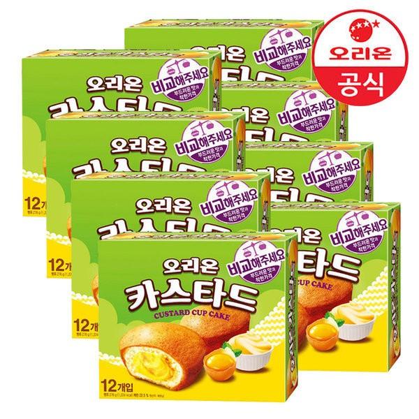 오리온 카스타드12P 276g (12개입)x8개 (1박스)