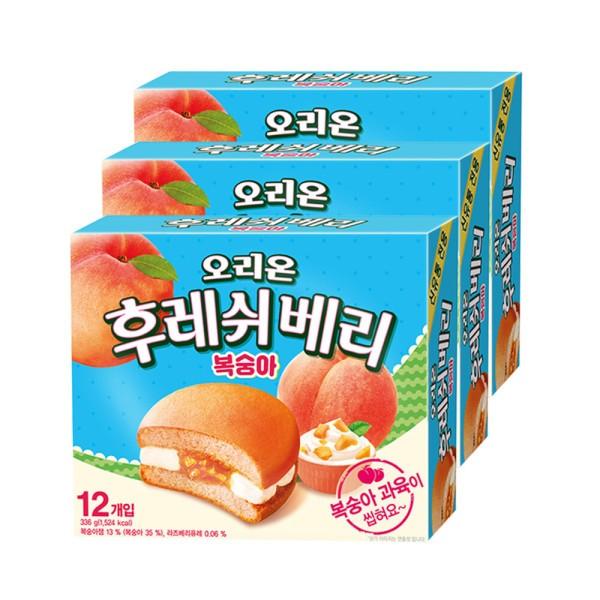 후레쉬베리 복숭아 12P 336g x3개