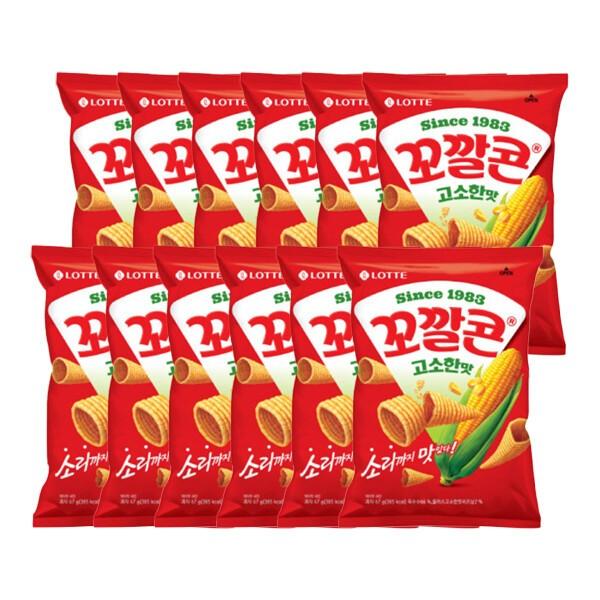 꼬깔콘 고소한맛 67g 12입 1박스