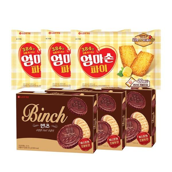 파이 254g X3개 + 빈츠 204g X3개