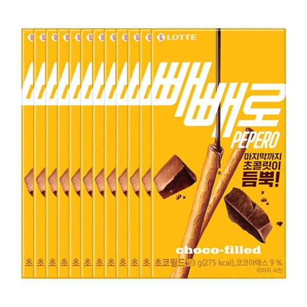빼빼로 초코필드 53g x 12개