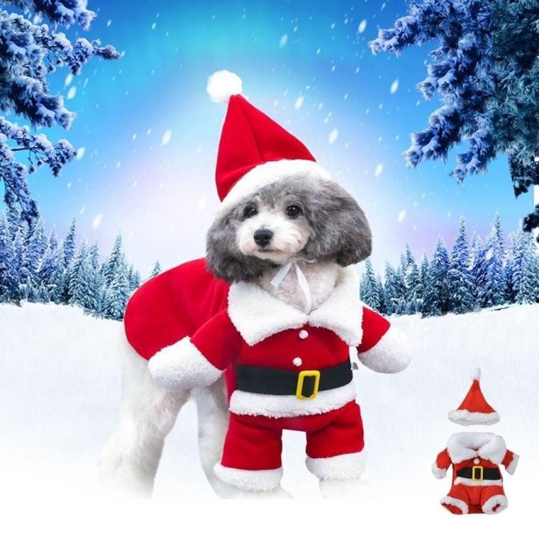 강아지 고양이 크리스마스 산타 코스튬 의상 할로윈 애완 동물 의류 강아지옷 고양이옷