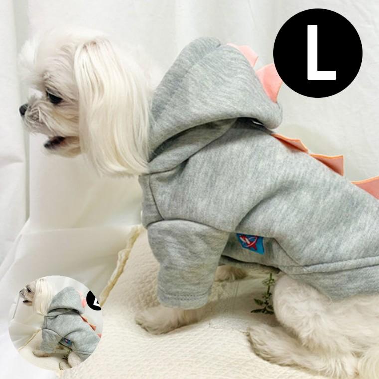 강아지의상 패션코스튬 펫코스튬 펫의상 강아지할로윈옷 펫 이벤트 의상 큐티 공룡 그레이 L