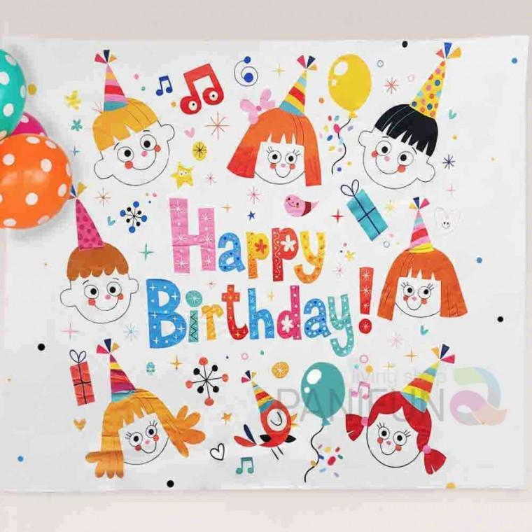 생일 패브릭포스터 생일데코 파티룸꾸미기 키즈생일파티 생일용품 생일파티준비