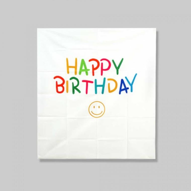 생일 축하 패브릭 포스터 생일축하가랜드 홈파티용품 생일파티현수막 해피벌스데이현수막 패브릭가랜드 해