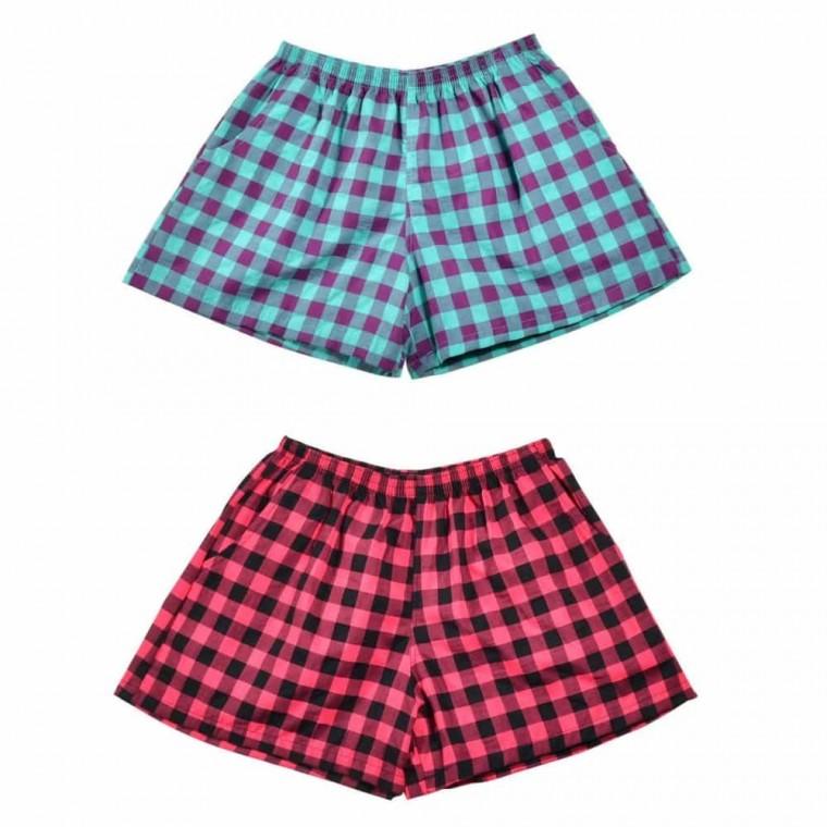 주머니 밴딩 3부 파자마 실내복바지 밴딩반바지 파자마파티잠옷