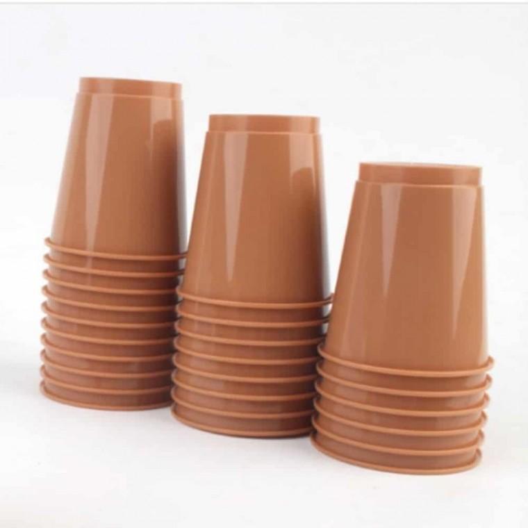 다회용 자판기컵 25P 음료수컵 플라스틱물컵 파티용컵 PP컵 플라스틱커피컵 플라스틱종이컵 재활용컵