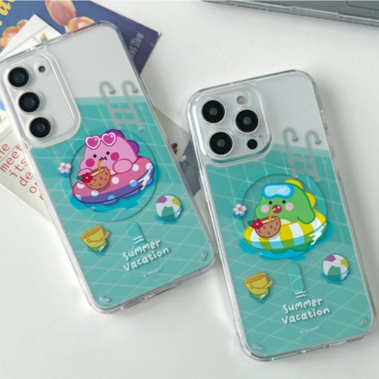 리틀티노풀파티 S25 폰17 렌즈보호 A15 아이 케이스 맥세이프 A16 카메라 투명