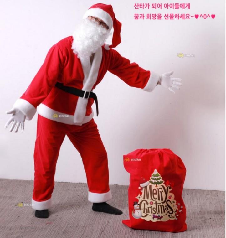 해피파티 (대) 선물 이벤트 해피 자루 크리스마스 산타자루 웨딩 산타