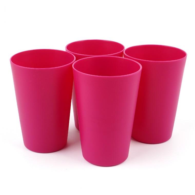 컬러 파티컵 4P