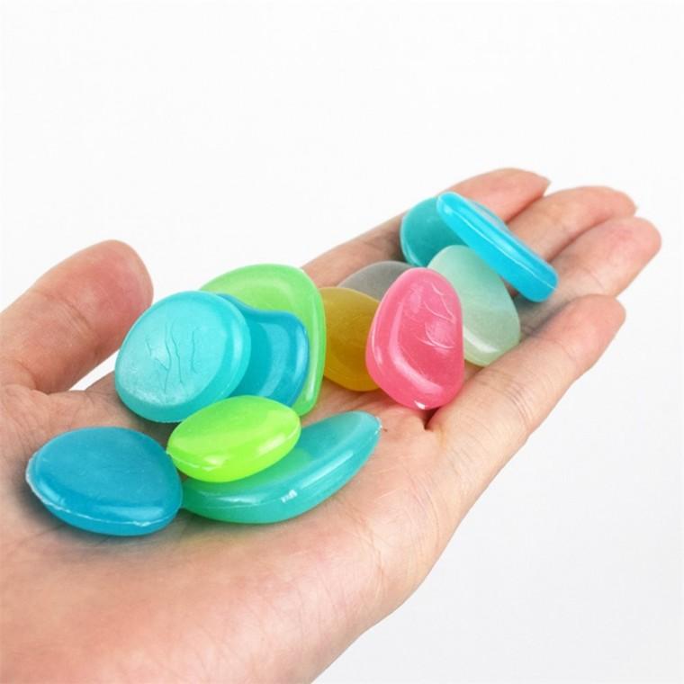 혼합 야광돌 인테리어 조약돌장식 파티장식돌 혼합야광돌