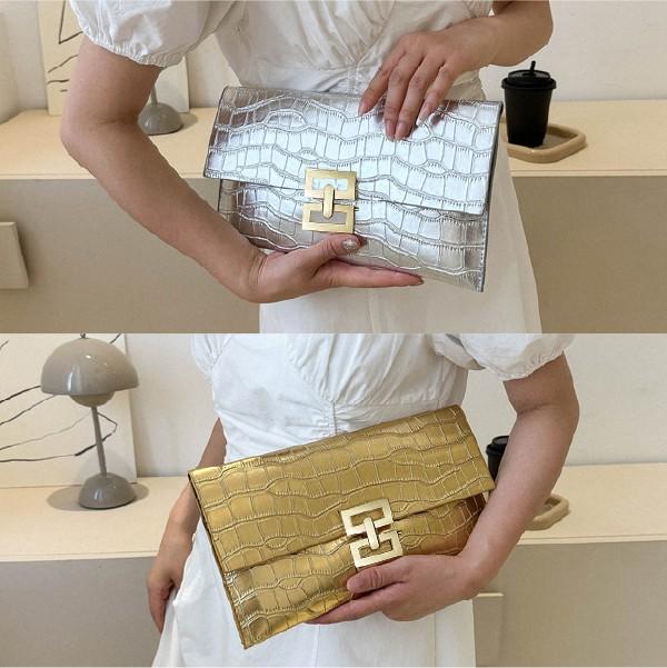 [기회공작소] 하객룩 클러치 메탈 버클 파티 클러치백 직장인 손가방 토트백