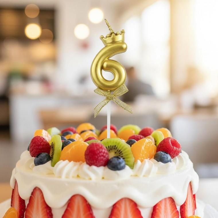 EAS 해피니스 왕관 숫자 생일초 10개입 생일파티 케익초