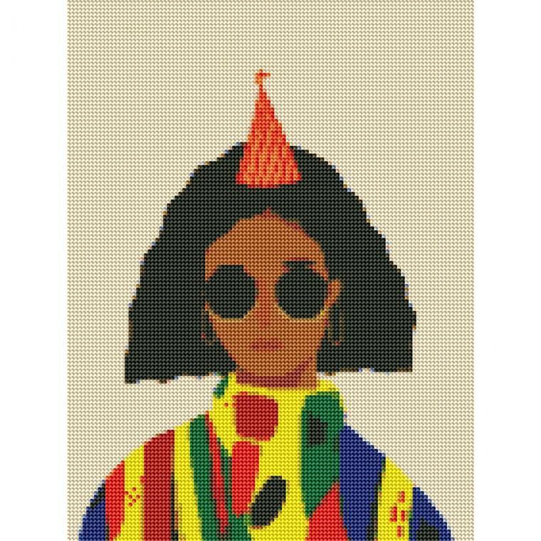 하모니아트 DIY보석십자수 캔버스형 30X40 파티 타임