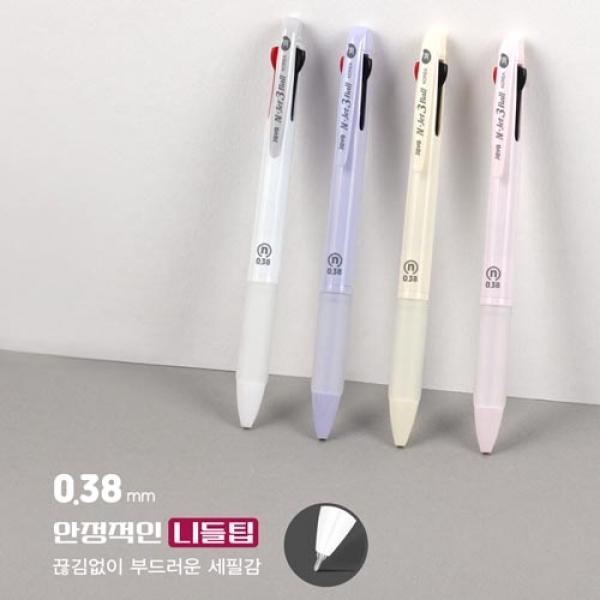 442B] 2000 0.38 N제트3볼 유성볼펜 D/P (24개세트)