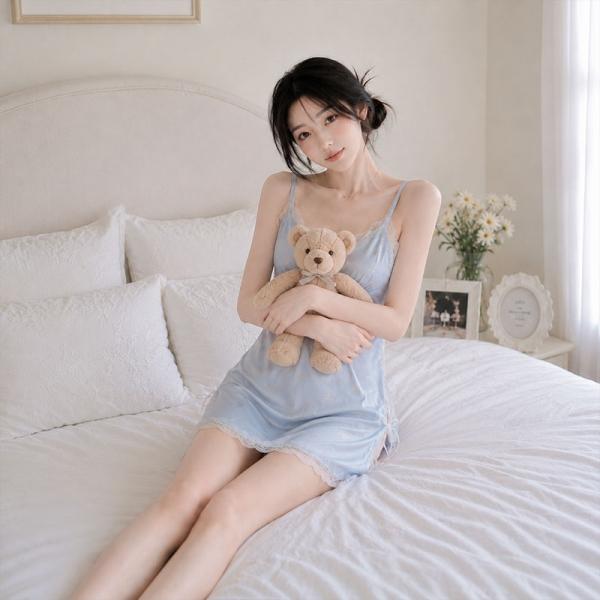 여성 러블리 나비 포인트 나시 홈웨어 BM-472
