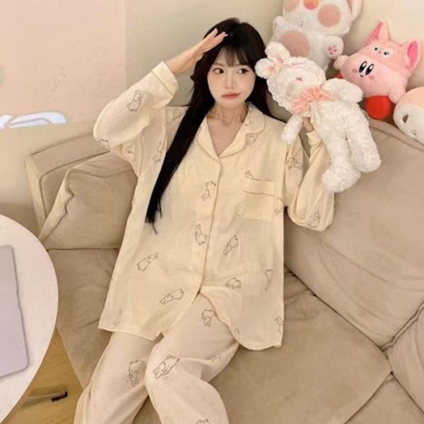 캐주얼 러블리 파자마 홈웨어 캐릭터 잠옷 SD-5146