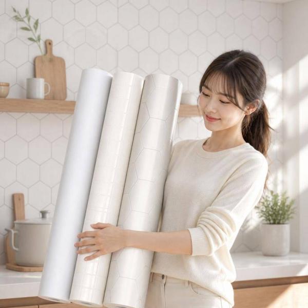 벽면 인테리어 필름 리폼지 주방 싱크대 붙이는 타일시트