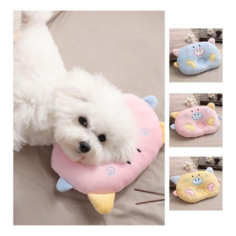 강아지 타원돼지 베개 쿠션 귀여운 잠자리 애견용품