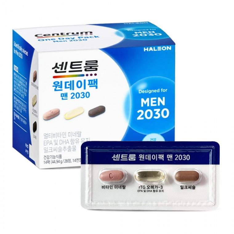 센트룸 원데이팩 맨 2030 30개입 1개