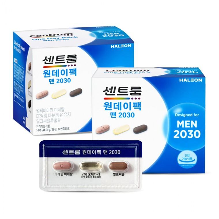 센트룸 원데이팩 맨 2030 30개입 2개